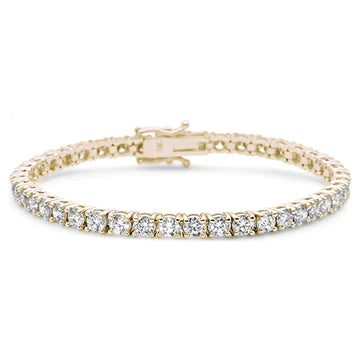 Diamond Tennis Bracelet TW 5 CT 14k White Gold Kallah Bracelet